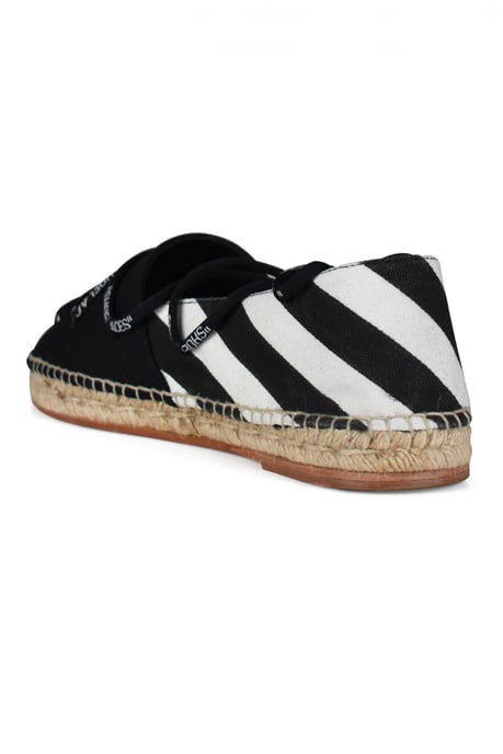 Gebroken witte espadrilles zwart - Image 3