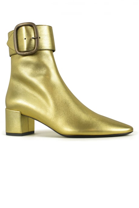 Saint Laurent ankelboots Joplin 50 guld - Image 3