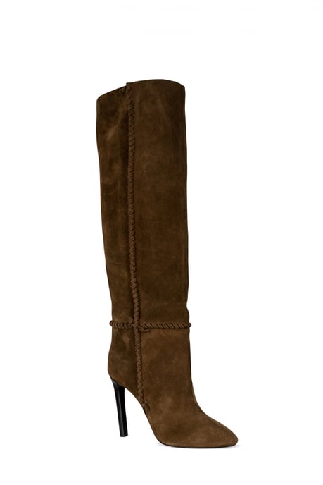 Saint Laurent Mica Laarzen Bruin - Image 3