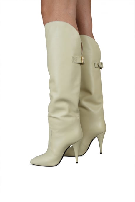 Saint Laurent Harper Boots Nude - Image 2