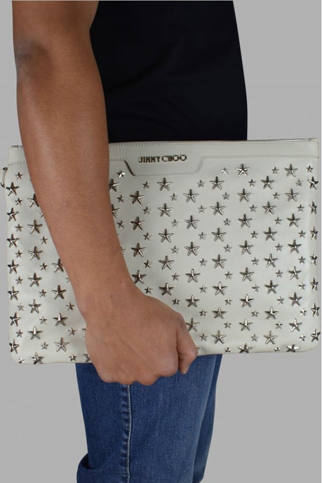 Jimmy Choo Derek Clutch Wit - Image 2