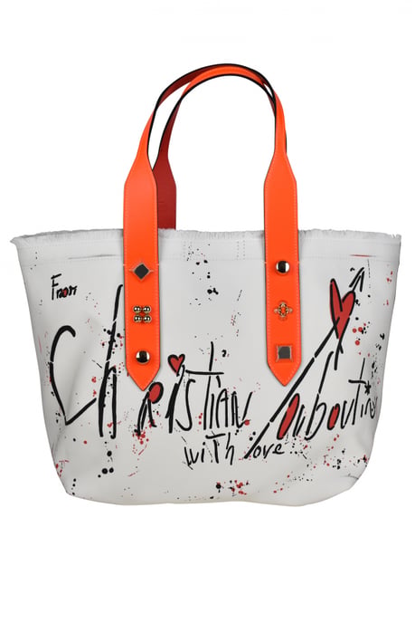 Christian Louboutin Medium Tote Bag Frangibus Wit - Image 1