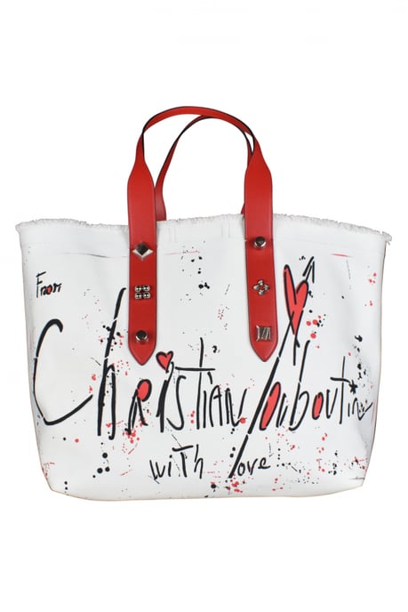 Christian Louboutin Frangibus tote bag White - Image 1