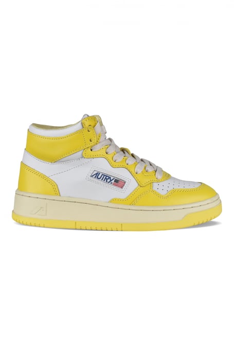 Autry Mid Medalist Sneakers Yellow - Image 1