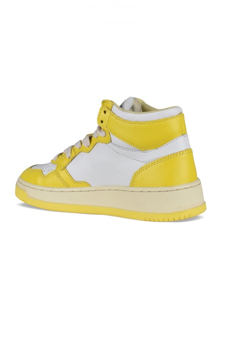 Autry Mid Medalist Sneakers Yellow - Image 3