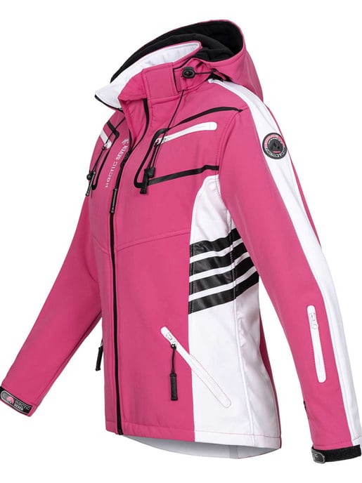 Arctic Seven Dames Softshell Jas Roze-Wit - Image 2