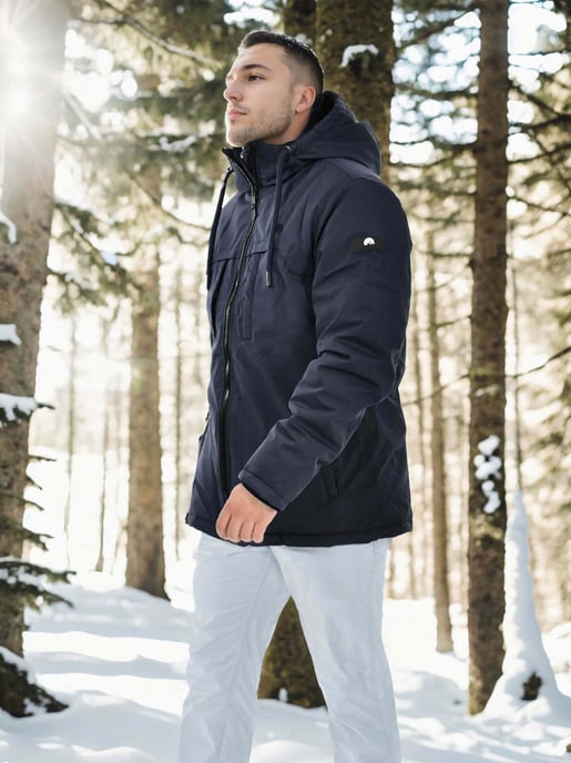 Arctic Seven Heren Winterjas Marine - Image 2