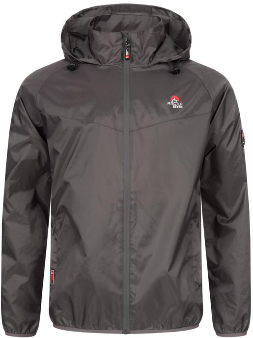Arctic Seven regenjas voor heren – donkergrijs - Image 2