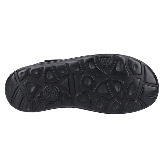 Hush Puppies Heren Albert Fisherman Leren Sandalen (Zwart) - Image 5
