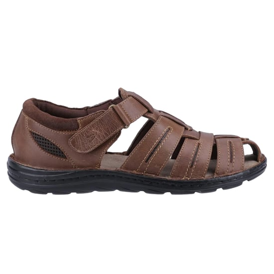Hush Puppies Heren Albert Visserssandalen van Leer (Beige) - Image 4