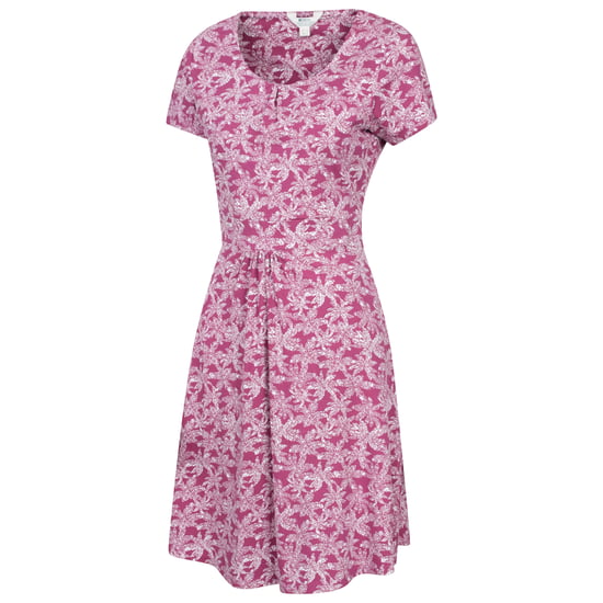 Mountain Warehouse Dames/Dames Jurk met orchideeënpatroon en UV-bescherming (Donkerroze) - Image 3