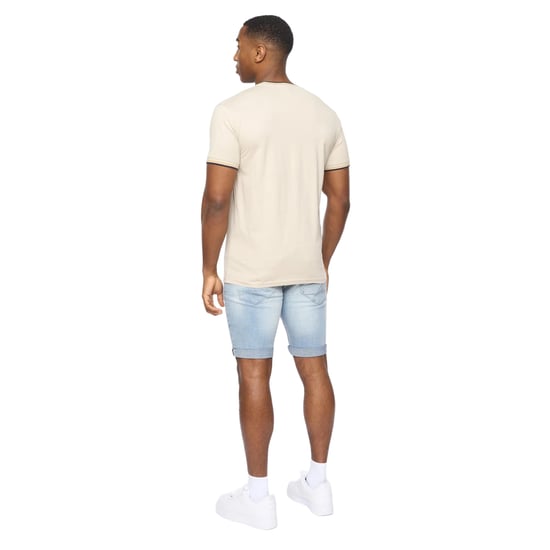 Crosshatch Heren Shellworth T-Shirt (Licht Steen) - Image 2