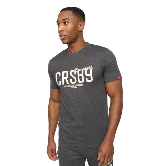 Crosshatch Heren Ellsworth T-Shirt (Houtskool mergel) - Image 2