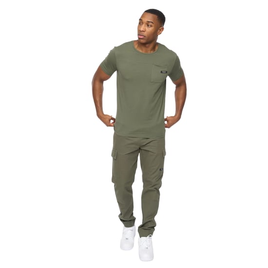 Crosshatch Heren Utilate T-shirt (Thyme) - Image 3