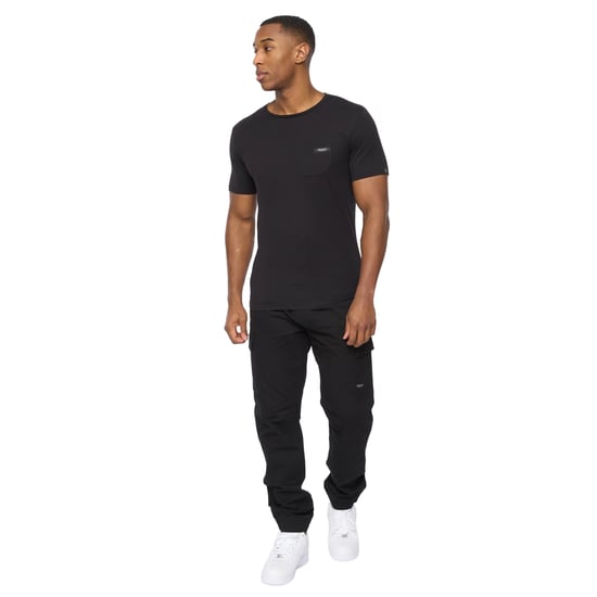 Crosshatch Mannen Utilate T-Shirt (Zwart) - Image 3