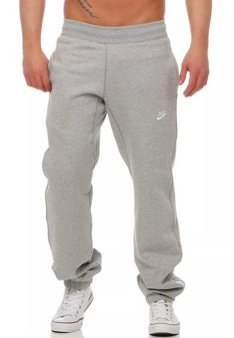 Nike Foundation Mens Cuffed Joggers in Grey - Image 1