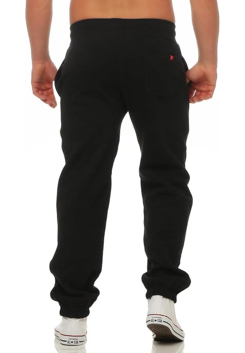 Nike Foundation Mens Cuffed Joggers in Black - Image 2