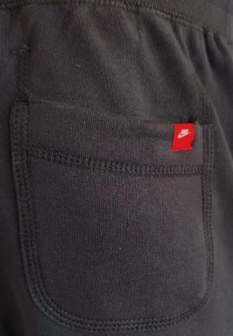 Nike Foundation Mens Cuffed Joggers in Black - Image 4