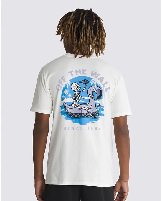 Vans Stay Cool Short Sleeve Men’s T Shirt Marshmallow - Image 2
