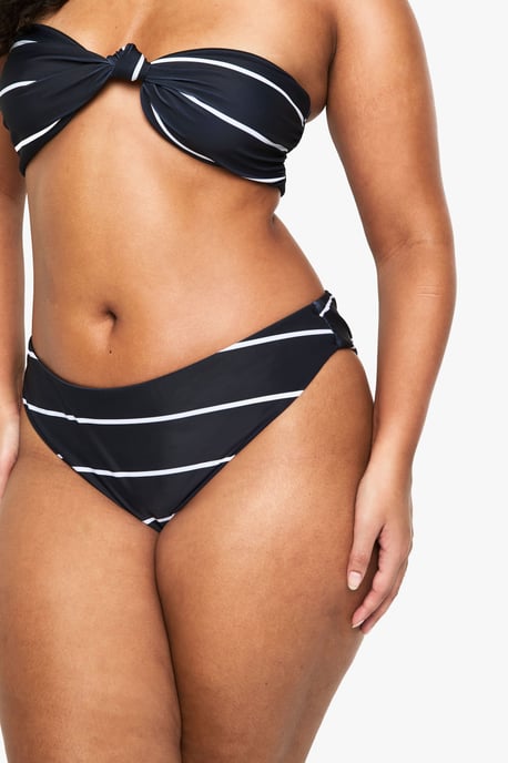 Plus Swimwear Essentials High Waist Stripe Brief - Image 4