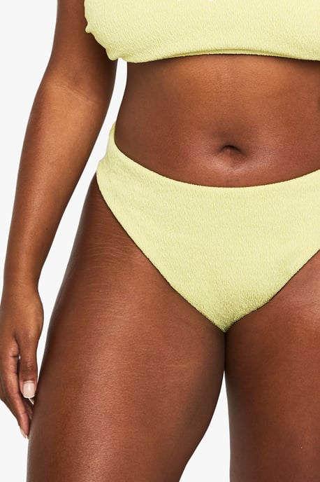 Plus Swimwear Essentials Crinkle High Waist Bikini Bottoms - Image 4