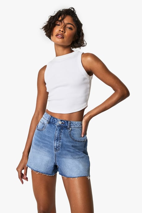 Tall Denim Mini Short - Image 1