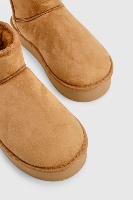 Platform Cosy Ankle Boots - Image 6