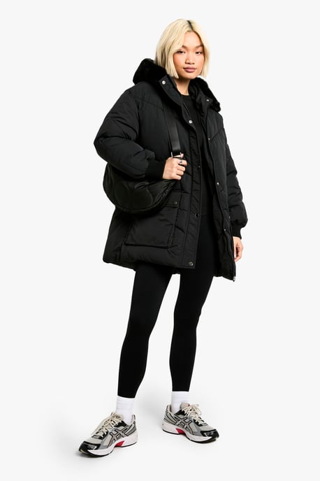 Faux Fur Hooded Parka - Image 3