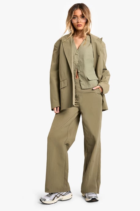 Tailored Nylon Button Waistcoat - Image 3