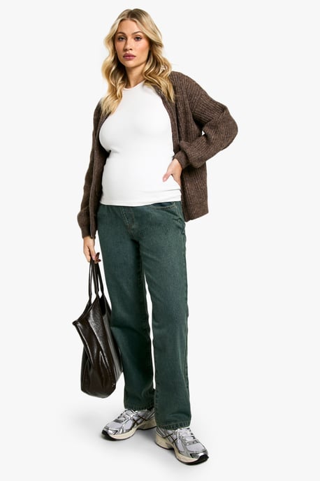 Maternity Over The Bump Mom Jeans - Image 3