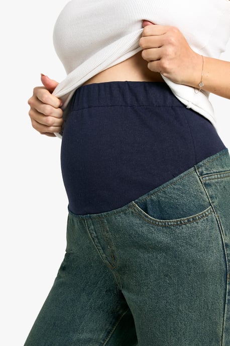 Maternity Over The Bump Mom Jeans - Image 4