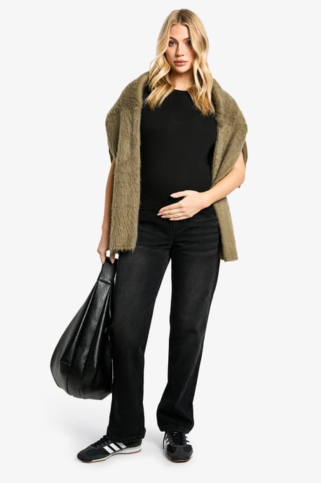 Maternity Over The Bump Mom Jeans - Image 3