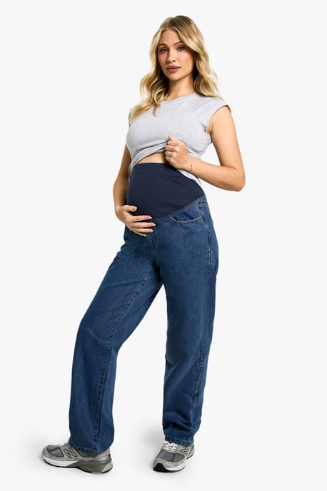 Maternity Over The Bump Straight Leg Jeans - Image 3