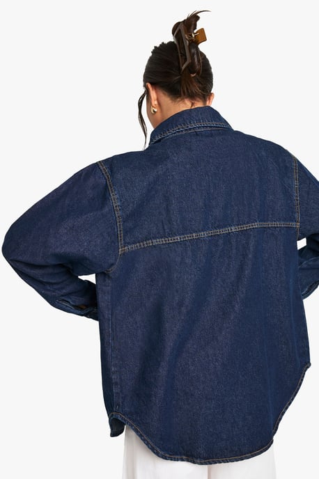 Oversized Denim Shirt - Image 2