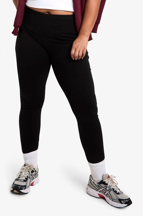 BOOHOO BASICS PLUS HIGH WAISTED DEEP WAISTBAND LEGGING - Image 4