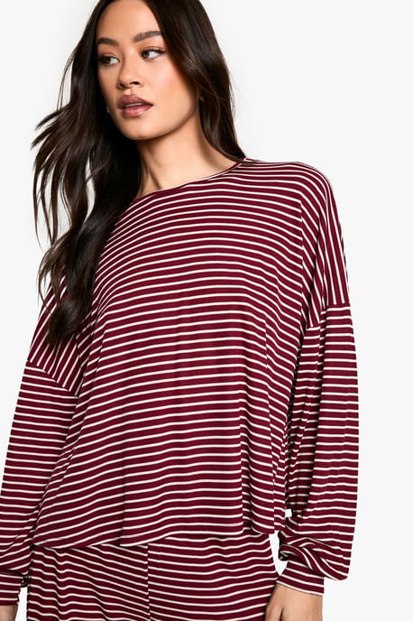 Tall Stripe Jersey Lounge Trouser Pj Set - Image 4