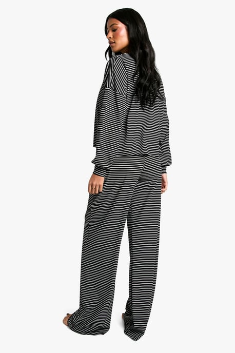 Tall Stripe Jersey Lounge Trouser Pj Set - Image 2