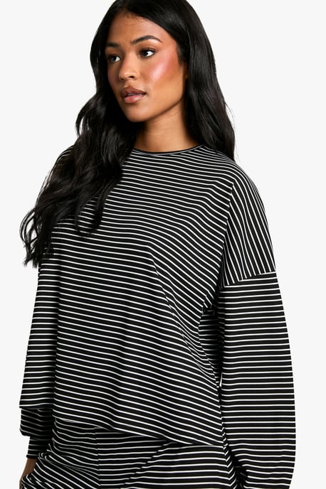 Tall Stripe Jersey Lounge Trouser Pj Set - Image 4