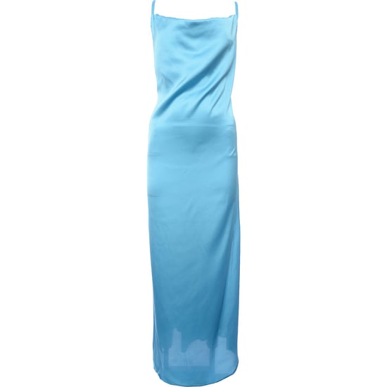 AX Paris Womens Cyan Blue Satin Slip Dress - Image 1
