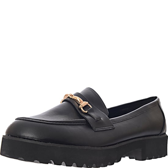 Raid Womens Empire Chunky Loafers in Black - Image 1