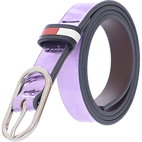 Tommy Jeans Women's Lilac Oval Buckle Belt - Image 1