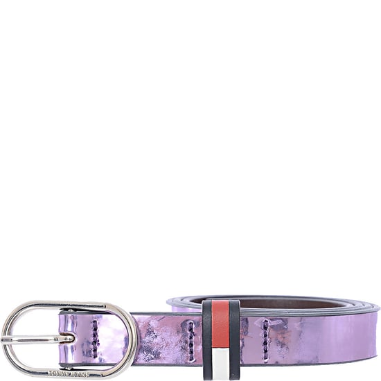 Tommy Jeans Women's Lilac Oval Buckle Belt - Image 2