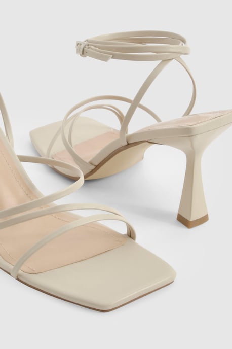 Wide Fit Strappy Mid Height Heels - Image 5