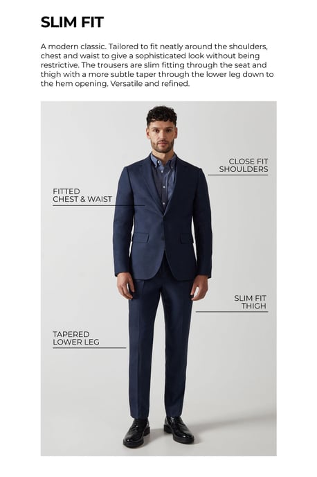 Burton Men Suit Black 2 Piece or 3 Business Formal Wedding - Image 5