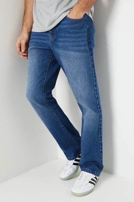 Mid Wash Bootcut Jeans - Image 4