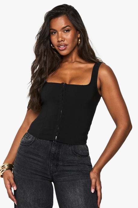 Hook And Eye Corset Top - Image 1
