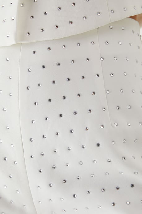 Diamante Embellished Micro Shorts - Image 5