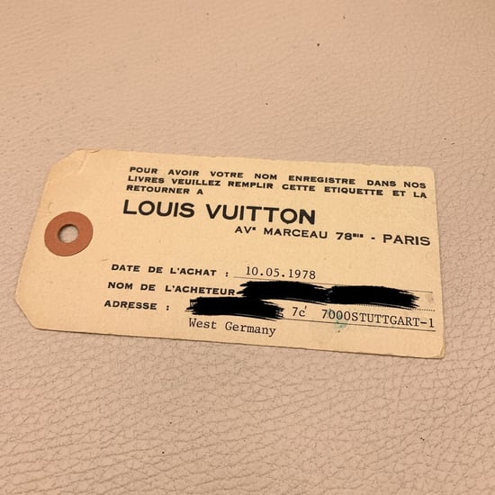 Louis Vuitton Vintage Klädesväska President - Image 5