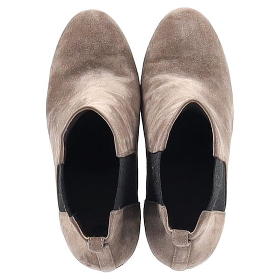 Fendi High-Heeled Chelsea Boots in Brown Suede - Image 3