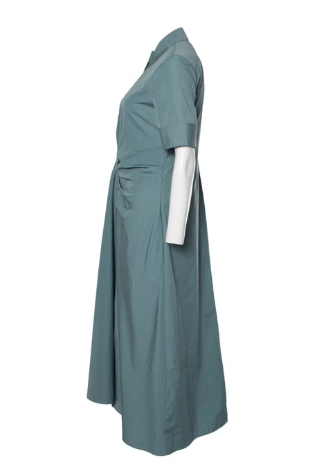 Maxi dress with wrinkled detail - Image 2